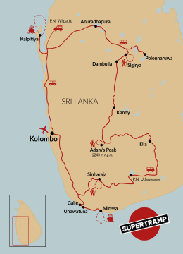 SRI LANKA - miłość, szmaragd, ząb Buddy i krokodyl :-)